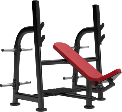Olympic incline bench press