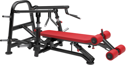 Decline / Flat converging bench press