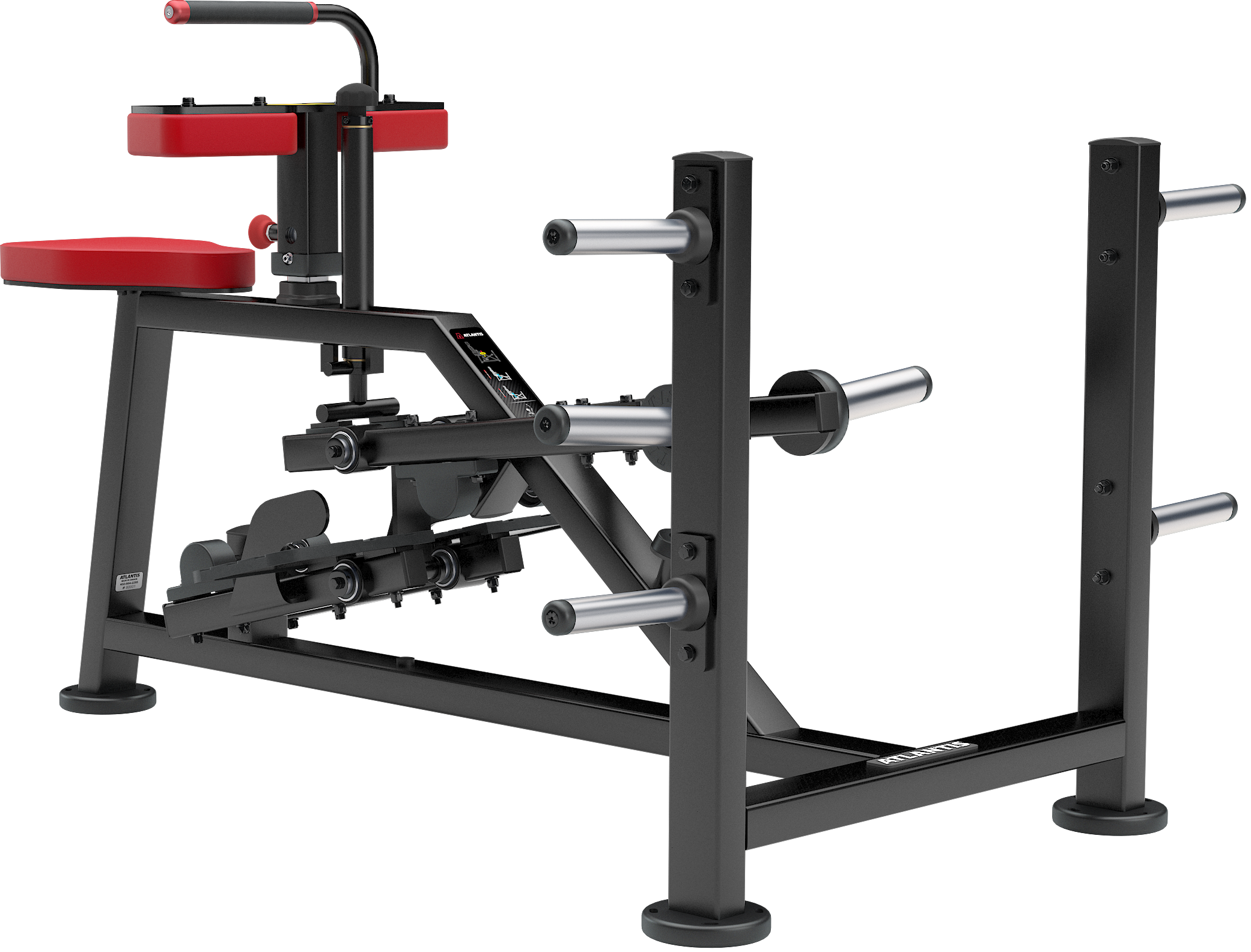 Seated calf press