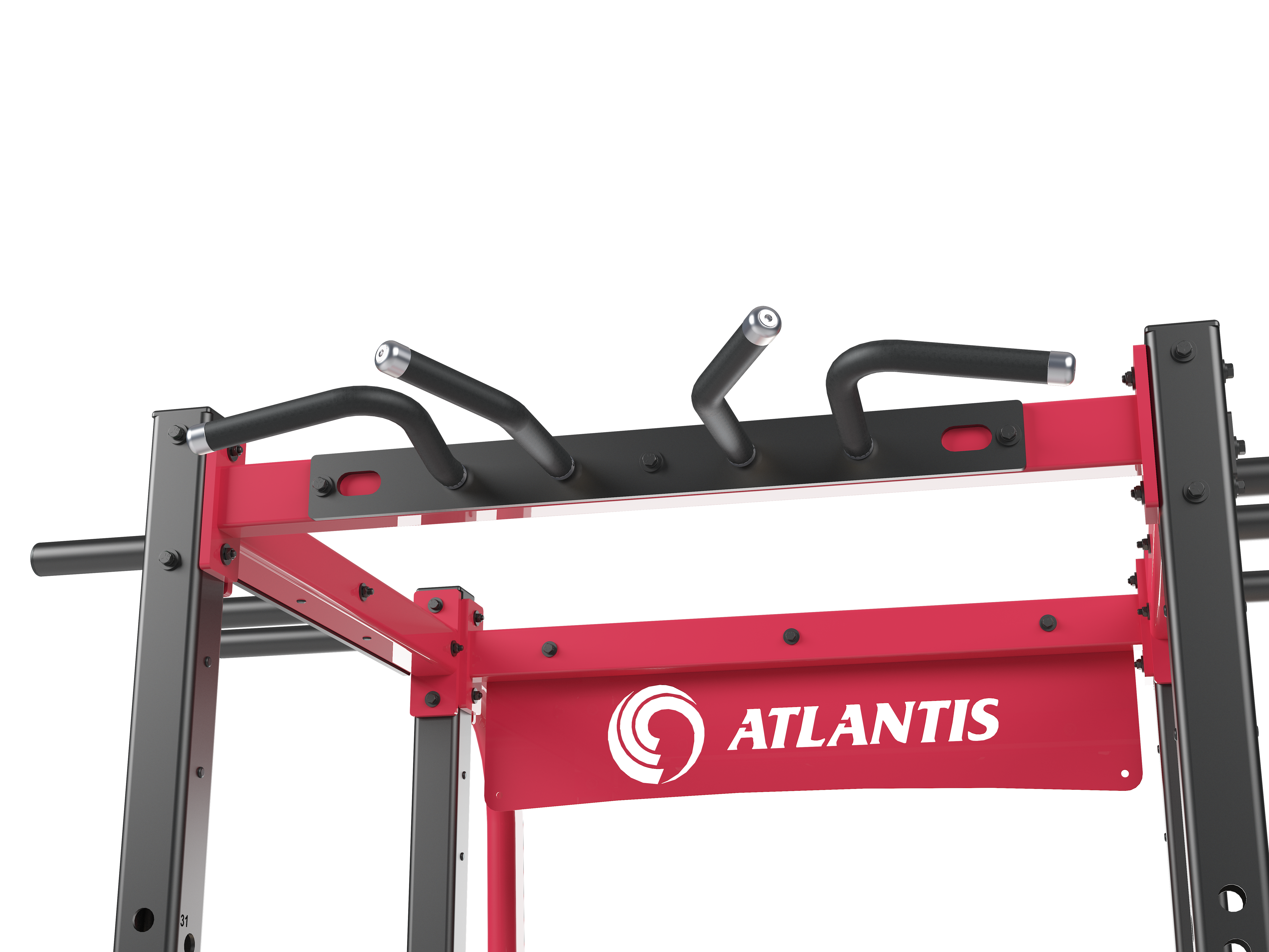 Four handle pull-up bar