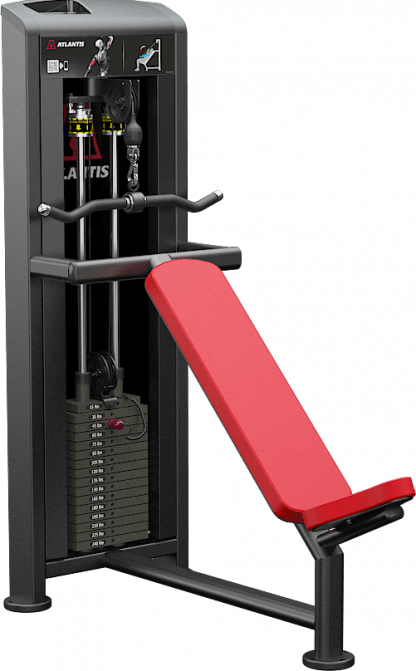 Incline triceps pushdown